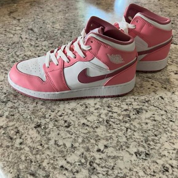 Nike Pink Air Jordans - Picture 3 of 4